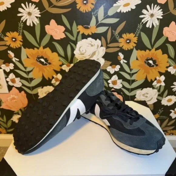 Veja Rio Branco Alveomesh Black White Oxford Grey - Mens Size 11 - Picture 3 of 4